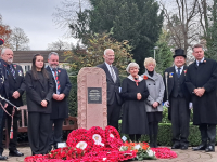 Armistice Day at Bowerswell House, Perth's WWII Memorial. 11 November 2024